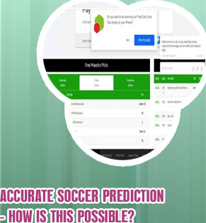 Accurate soccer predictions site