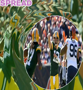 Bears packers spread