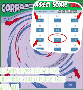 Correctscore football tips