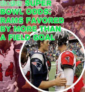 Odds favorite to win the super bowl