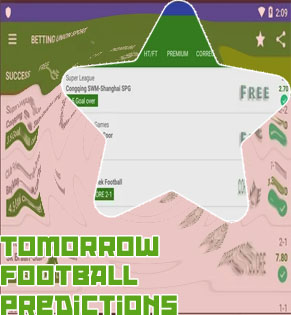 Sure bet prediction for tomorrow games